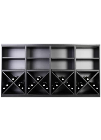 BLACK MELAMINE BOTTLE