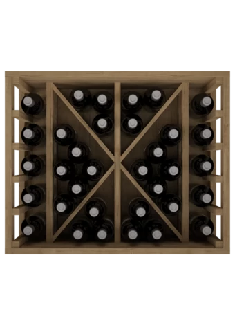 BOTELLERO MADERA DE PINO PINTADO DE BLANCO