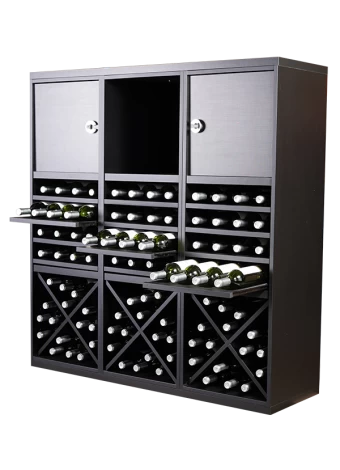 BLACK MELAMINE BOTTLE