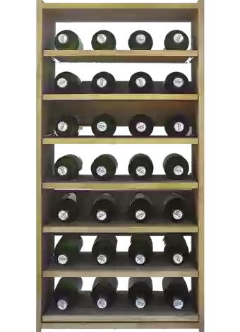Modular wine rack with 5 shelves for 28 bottles by Expovinalia com