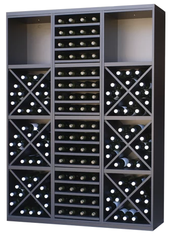 TRIPLE CUBO NEGRO ASPAS Y NIDOS  EX6344