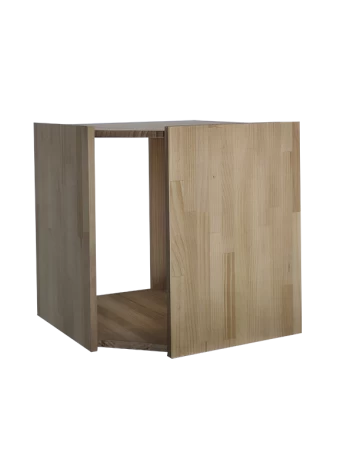 Small 20-bottle corner wine rack that adds variety, aesthetics and functionality to the space reserv