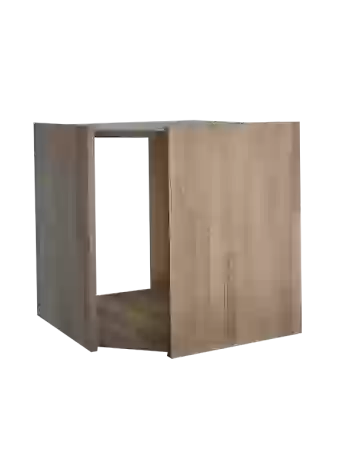 Botellero de madera de pino