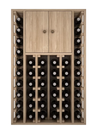 BOUTEILLE EN CHÊNE AVEC PORTES