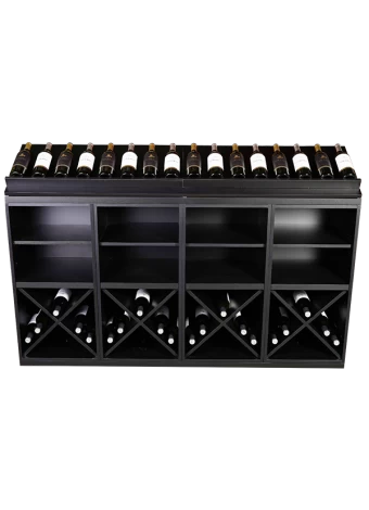 Expositor para 8 botellas para colocar sobre dos modulos Merlot-2025