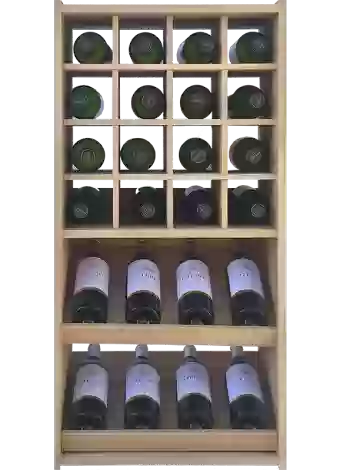 Wine rack for displaying 8 brands of wine by Expovinalia com
