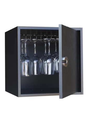 BLACK MELAMINE BOTTLE