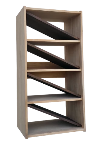 Botellero de madera de pino