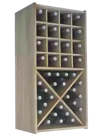 Modular wood wine rack  by Expovinalia com