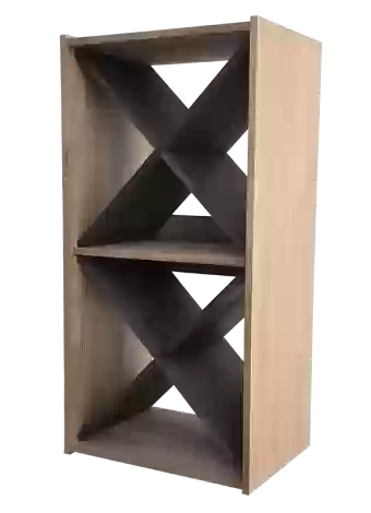 Modular bottle rack in 2 colours with double blade that provides aesthetics and functionality by Exp