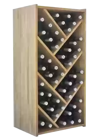 Modular bottle rack with SPIKE-SHAPED DIVISIONS by  Expovinalia
