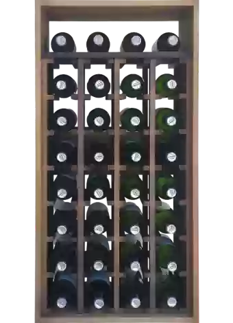 Elegant modular bottle rack in two colours by Expovinalia com