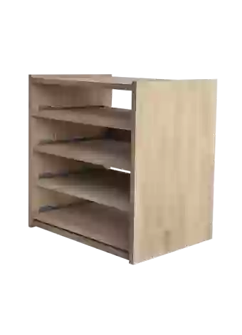 Botellero de madera de pino