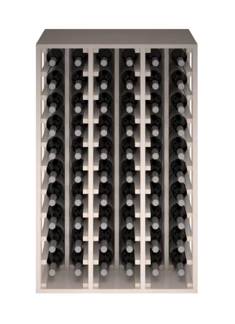 Pine wood bottle racks for 60 Bottles|Distributed by Expovinalia
