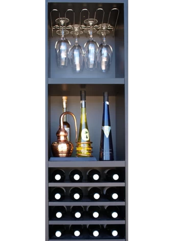 BOUTEILLE EN MÉLAMINE NOIRE