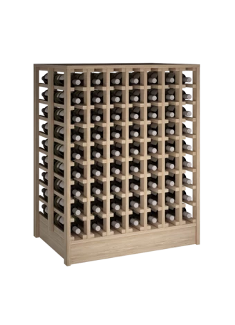 BOUTEILLE EN BOIS DE PIN POUR BOUTEILLES, HAUTE CAPACITÉ