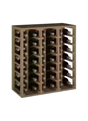 MEDIUM SIZE PINE WOOD BOTTLE HOLDER