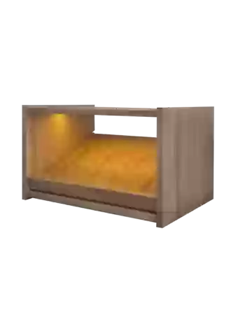 Small bottle rack with LED lighting, to display 4 brands of wine with individual bases by Expovinali