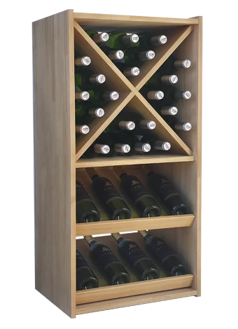 Bottle rack to display up to 8 brands of wine by Expovinalia com