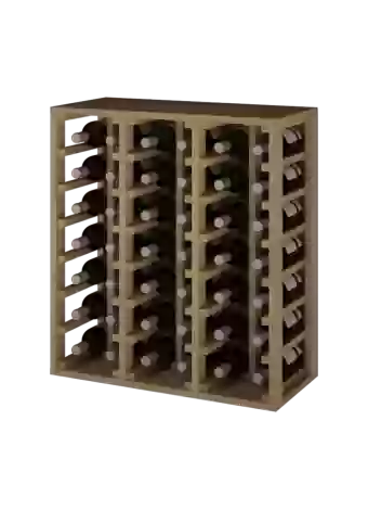 MEDIUM SIZE PINE WOOD BOTTLE HOLDER