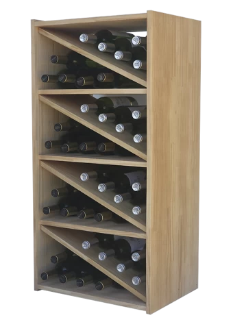 Modular bottle rack WITH 8 DIAGONAL DIVISIONS BY EXPOVINALIA COM