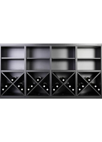 BOUTEILLE EN MÉLAMINE NOIRE