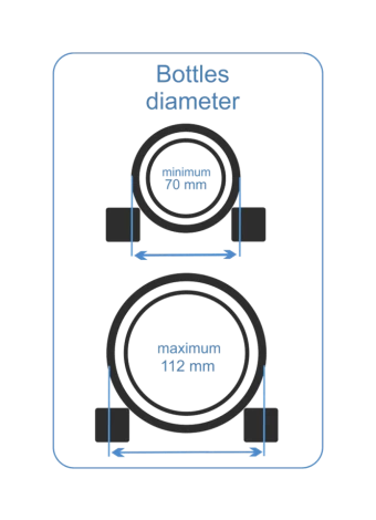 BOTTIGLIA IN LEGNO ROVERE PER BOTTIGLIE CHAMPAGNE MAGNUM ER2062 Distribuito da Expovinalia
