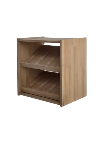 Botellero de madera de pino