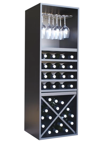 BLACK MELAMINE BOTTLE