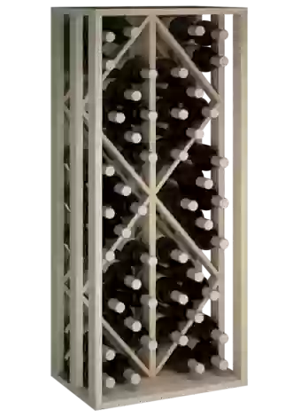 BOUTEILLE EN CHÊNE AVEC RHOMBOS DANS SA PARTIE CENTRALE