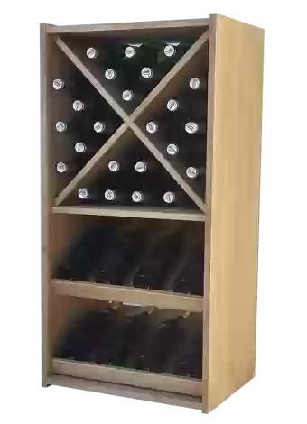 Bottle rack to display up to 8 brands of wine by Expovinalia com