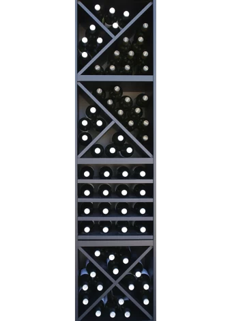 DOBLE CUBO BOTELLERO NEGRO EX6224