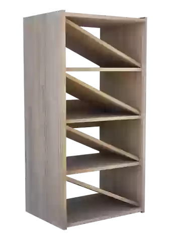 Modular bottle rack WITH 8 DIAGONAL DIVISIONS BY EXPOVINALIA COM