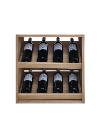 Small bottle rack for displaying 12 brands on an individual base by Expovinalia com