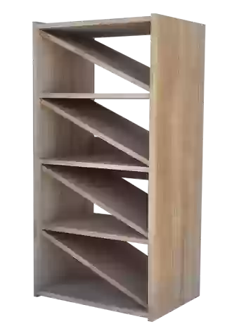 Modular bottle rack WITH 8 DIAGONAL DIVISIONS BY EXPOVINALIA COM