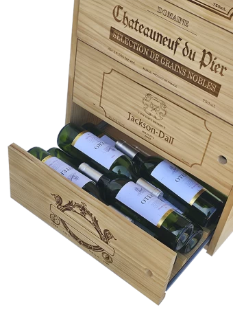 Modular wine rack with 5 sliding drawers by Expovinalia com