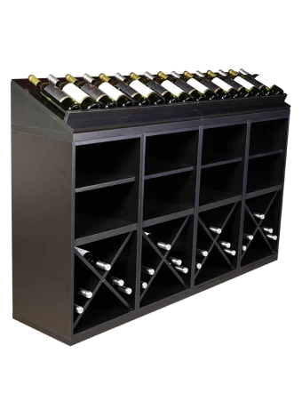 Expositor para 8 botellas para colocar sobre dos modulos Merlot-2025