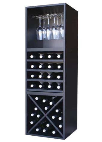 BOUTEILLE EN MÉLAMINE NOIRE