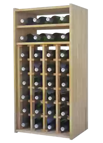 TRADITIONAL MODULAR BOTTLE RACK WITH 2 BASES by Expovinalia com