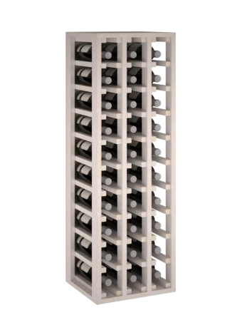 BOTELLERO MADERA DE PINO PINTADO DE BLANCO