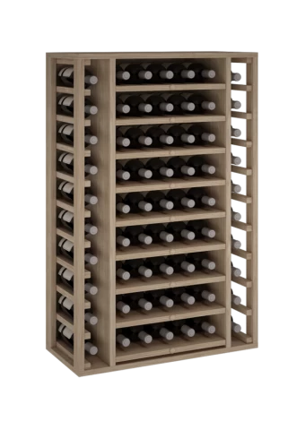 NATURAL OAK BOTTLE HOLDER FOR 65 BOTTLES Distributed  by Expovinalia
