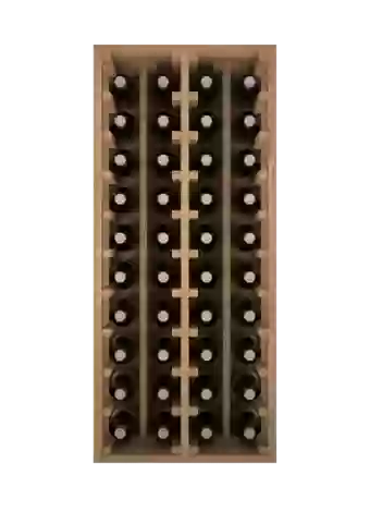 PINE WOOD BOTTLE HOLDER FOR 40 BOTTLES