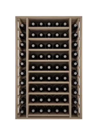 NATURAL OAK BOTTLE HOLDER FOR 65 BOTTLES Distributed  by Expovinalia
