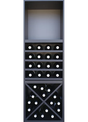 BLACK MELAMINE BOTTLE