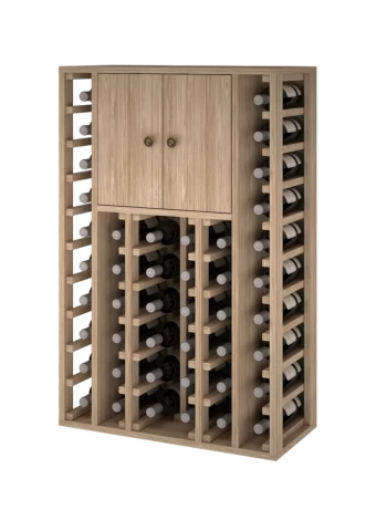 BOUTEILLE EN CHÊNE AVEC PORTES