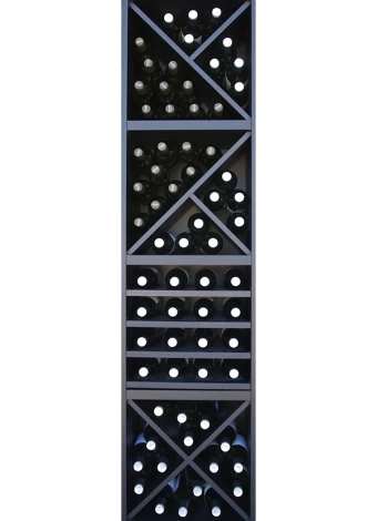 DOBLE CUBO BOTELLERO NEGRO EX6224