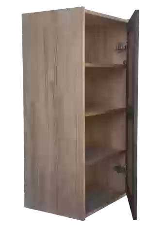 Decorative wine rack with logos of famous wineries on the door by Expovinalia com