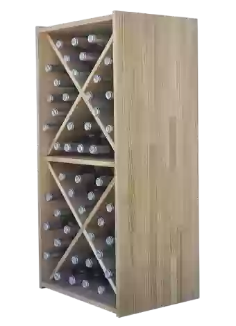 Modular bottle rack with DOUBLE BLADE by EXpovinalia com