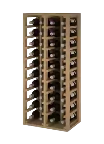 PINE WOOD BOTTLE HOLDER FOR 40 BOTTLES