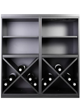 BLACK MELAMINE BOTTLE